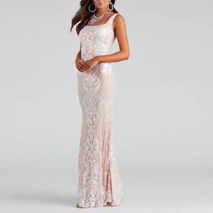 Windsor Iridescent Evening Gown